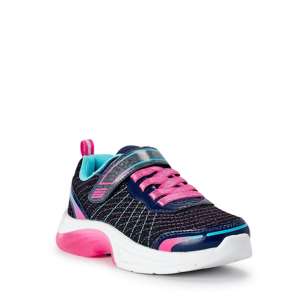 Athletic Works Little and Big Girls Light Up Sneakers, Sizes 135