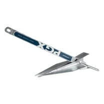 Lewmar PGX Galvanized Fluke Anchor 5 lbs., for Boats up to 18', S355 Structural Steel Construction, T-Section Design for Excellent Holding Power - 2020202615