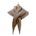 thumbnail image 1 of Triangle Scarf for Women, Knitted Neckerchief Soft Warm Neck Warmer, Cold Weather Pashmina Cape Winter Fall Accessory, 1 of 6