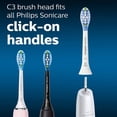 thumbnail image 5 of C3 Premium Plaque Control Sonic Replacement Toothbrush Heads Compatible with Philips Sonicare Diamond Clean Electric Toothbrush,Whit, 5 of 5