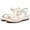 Beige, variant on Women's Thick Soled Sandals Comfortable Beach Casual Sandals Heels Open Toe Shoes