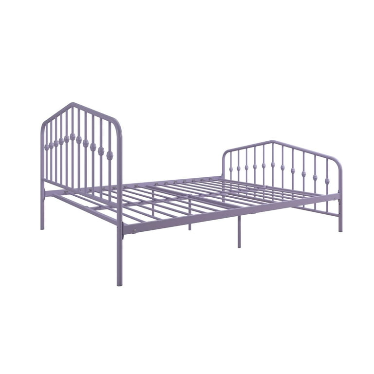 Novogratz Bushwick Metal Platform Bed Frame with Headboard