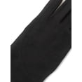 thumbnail image 4 of Isotoner Women's Microsuede Stretch Gloves, Black, S/M, 4 of 7