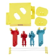 Rock Em Sock Em Robots Kids Game, Fighting Robots with Red Rocker & Blue Bomber
