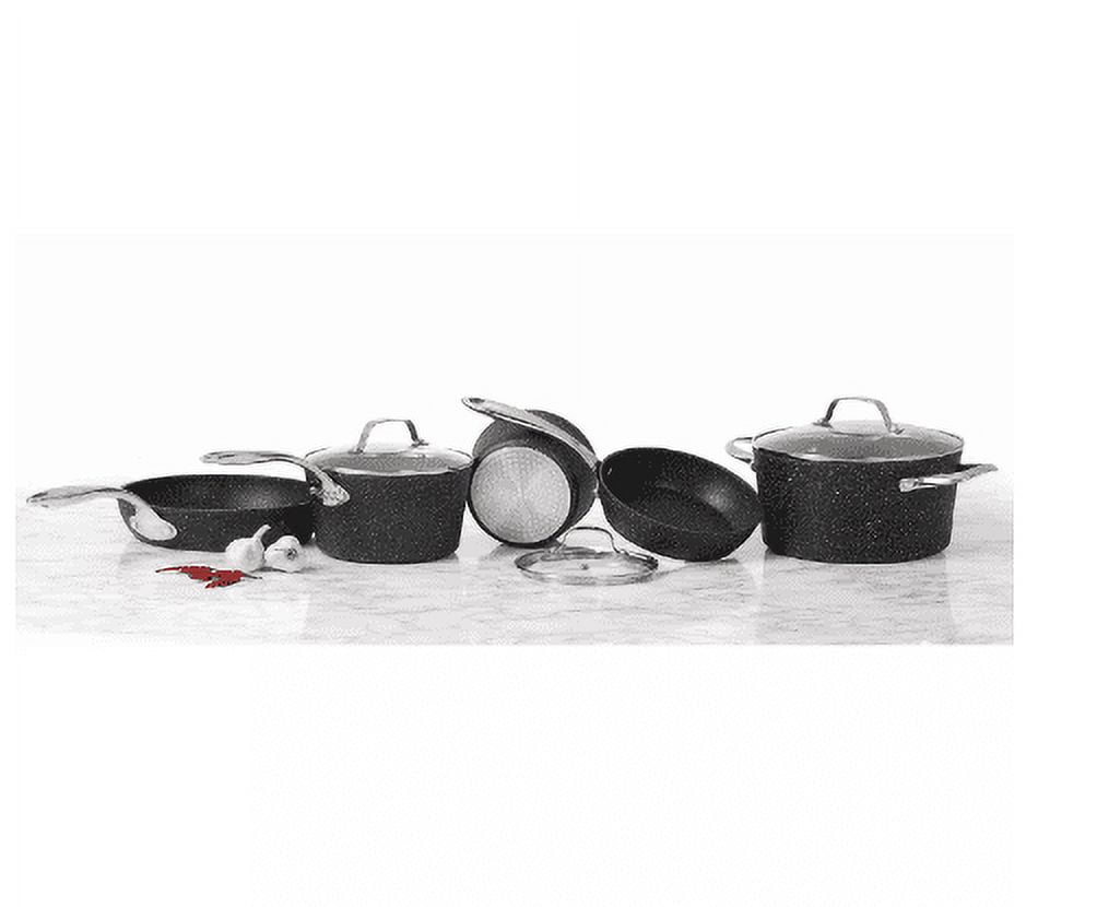 Rock 8Pc Cookware Set Black - 8 PC Set  Hy-Vee Aisles Online Grocery  Shopping