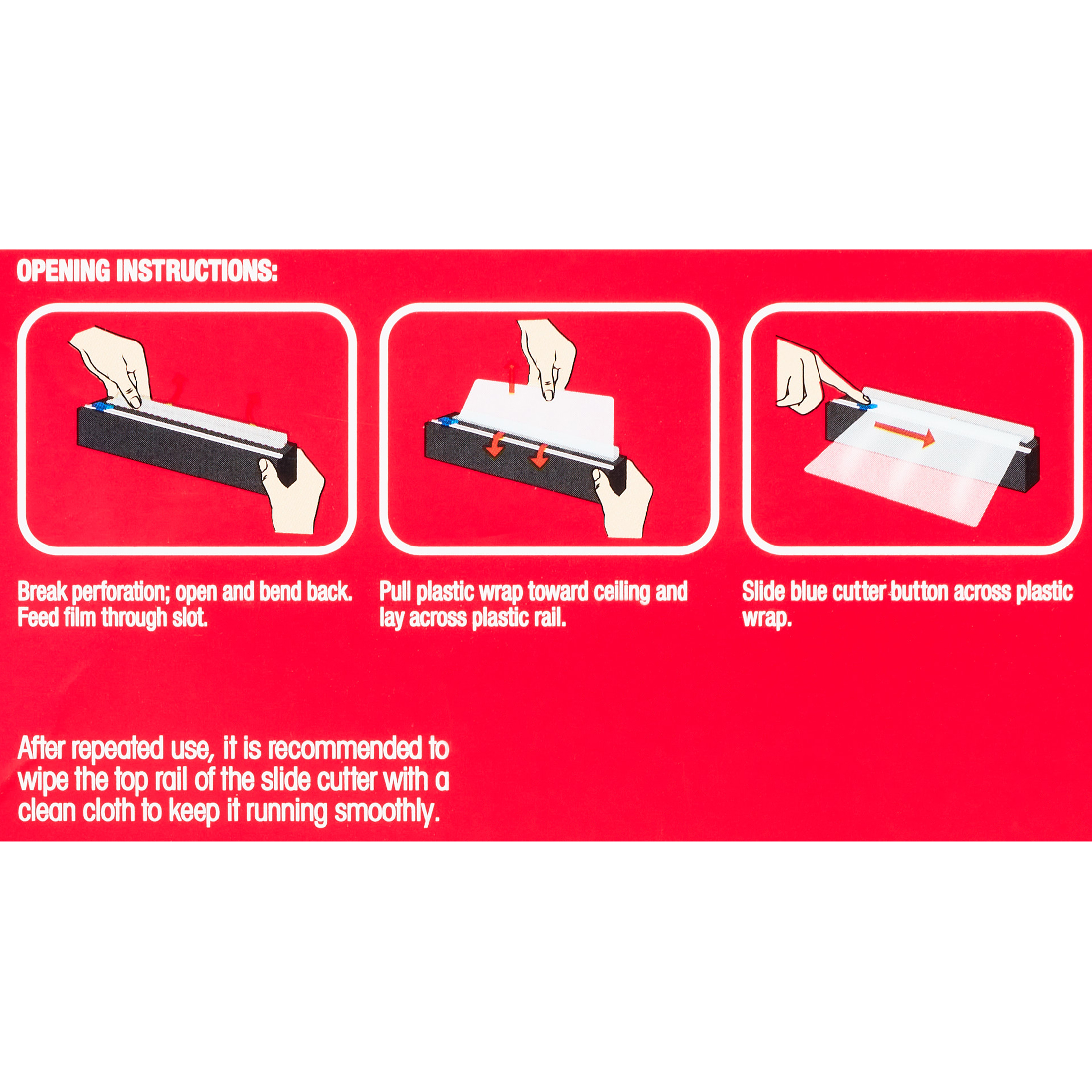 Great Value Slide Cutter Plastic Wrap, 400 Sq Ft photo 7