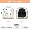 thumbnail image 3 of Pioneer Flower Seat Covers for Dining Room Chairs Set Of 4,Stretch Printed Washable Chair Seat Cover with Elastic Ties and Button,Removable Waterproof Couch Cushion Covers, 3 of 6