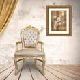 thumbnail image 3 of Villa, Mlli 12x14 Gold Ornate Wood Framed with Double Matting Museum Art Print Titled - Be Brave Arrow, 3 of 4