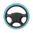 thumbnail image 5 of Cauagu Healthy And Ill White Teeth Print Car Steering Wheel Cover - Universal Car Accessory for Diverse Cars for Steering Wheel with a Diameter of 14.5"-15", 5 of 7