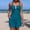 Blue, variant on MGDXOX Swim Rompers for Women Modest One Piece Tummy Control Swimsuits with Shorts Bathing Suits Full Coverage Swimwear Army Green L