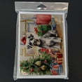 thumbnail image 3 of Schnauzer Christmas Greeting Cards and Envelopes Pack of 8 7 in x 5 in, 3 of 3