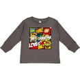 thumbnail image 3 of Inktastic My Grandma Loves Me Boys or Girls Long Sleeve Toddler T-Shirt, 3 of 5