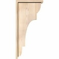 thumbnail image 3 of 7 1/2"W x 14"D x 30"H New Brighton Smooth Corbel w/Backplate, Douglas Fir, 3 of 9