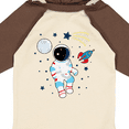 thumbnail image 4 of Inktastic Astronaut the Moon Spaceship and Shooting Star for Light Colors Boys or Girls Long Sleeve Baby Bodysuit, 4 of 5