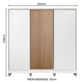 thumbnail image 3 of Ropero Closet Madesa 3 Puertas B/M/B CP, 3 of 5