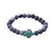 thumbnail image 5 of Guardurnaity de tortuga Piedras preciosas naturales duraderas y cristales Pulseras de amistad Regalos para mejores amigos Fósiles de viento negro Fósiles de viento negro 2Conjunto, 5 of 6