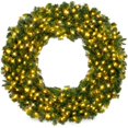 thumbnail image 1 of Corona de Navidad Best Choice Products, preiluminada, abeto, 48 pulgadas, con 200 LED, 1 of 7