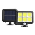 thumbnail image 1 of Lámpara solar separada para jardín con panel externo y tres modos de iluminación, ideal para exteriores e interiores, resistente al agua IP65, incluye cable de extensión de 5m., 1 of 6