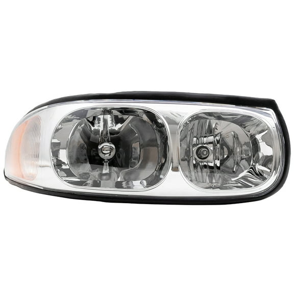 Brock Headlight for 2000-2005 LeSabre Limited w/ Fluted High Beam 4 Bulb Sockets Right 19245372