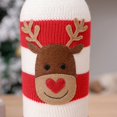 thumbnail image 5 of Juego de 3 fundas para botellas de vino navideñas, suéter hecho a mano, Bot de vino, 5 of 5