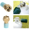 thumbnail image 5 of Brass Safest Propane Gas Refill Adapter For Throway Disposable Bottle 1Lb Tank Cylinder Pol Type To 1 Bl Gas Bottle, 5 of 8