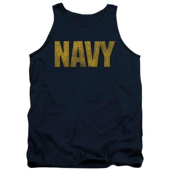 Navy - Logo - Tank Top - Small