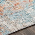 thumbnail image 6 of Mark&Day Area Rugs, 5x7 Lithoijen Modern Teal Area Rug, Blue Orange Grey Carpet for Living Room, Bedroom or Kitchen (5' x 7'6"), 6 of 7