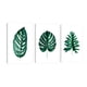 thumbnail image 1 of Cuadro Decorativo Tríptico Vertical Hojas Verdes Canvas Revolution  Set De 3 Cuadros 25x38 cm, 1 of 5