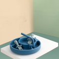 thumbnail image 4 of Baby Feeding Set,silicone Divided Plate With Suction,spoon,fork Set, 4 of 5