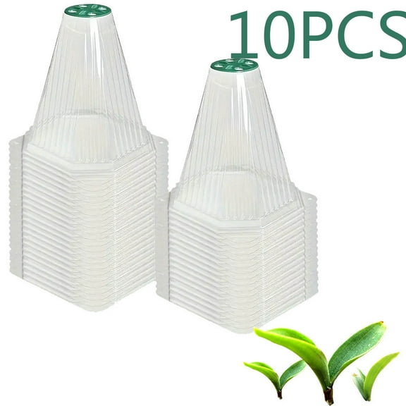 Gardening Greenhouse Plant Covers, 2025 Upgraded Seedling Protective Covers Reusable Bell Plant Covers with Rotatable Vent, Insulation Cover Breathable Planting Protector Care Against Sun, Frost