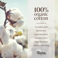 thumbnail image 6 of Bare Home Organic Jersey Sheet Set - 100% Organic Cotton - Deep Pocket - 4 Piece - Queen, White, 6 of 10