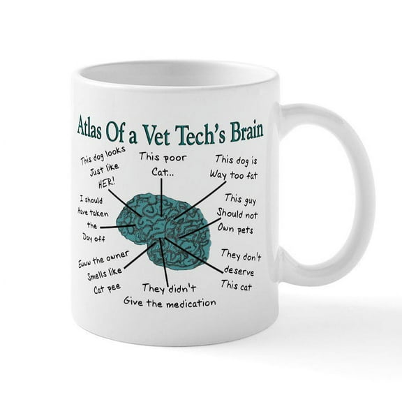 CafePress - Atlas Of... Mugs - 11 oz Ceramic Mug - Novelty Coffee Tea Cup