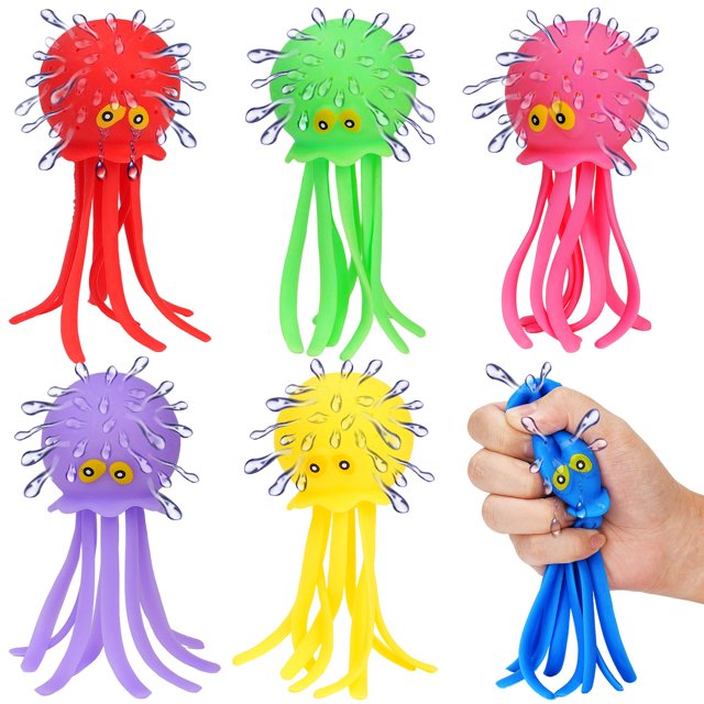 Bolas de agua Babelshar Octopus, 6 unidades, para bebés y niños
