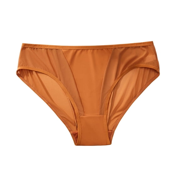 ZToonmas Women's Plus Size Mid Rise Bikini Panties Breathable Seamless Hipster Underwear for Everyday Wear