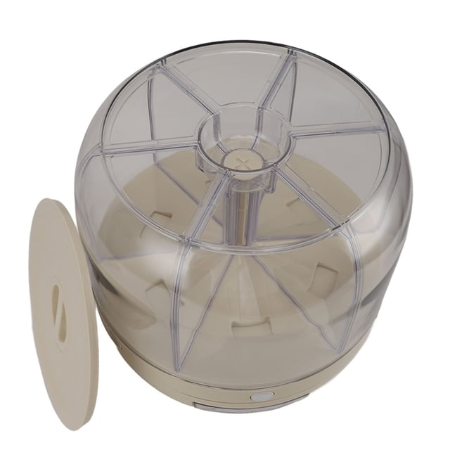6 Compartment Grain Storage Dispenser, Easy Access Rice Container, Sealing for Kitchen, Dry Food Dispenser with Rotation