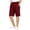 Wine N, variant on Rvasteizo Boys Uniform Pants Solid Summer Elastic Waist School Uniform Shorts for 3 to 16 Years