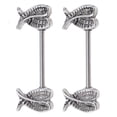 thumbnail image 1 of MERIGLARE 1 Pair Stainless Steel Angel Double Pattern Balanced Nipple, 1 of 9
