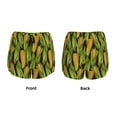 thumbnail image 3 of Balery Corn 2 Pantalones cortos deportivos para mujer con forro y dos bolsillos, elásticos, para entrenamiento, gimnasio, yoga-XX-Large, 3 of 7