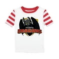 thumbnail image 2 of How To Train Your Dragon Toothless Short Sleeve Shirt & Red & White Striped Sleep Pajama Pants Set-10, 2 of 4