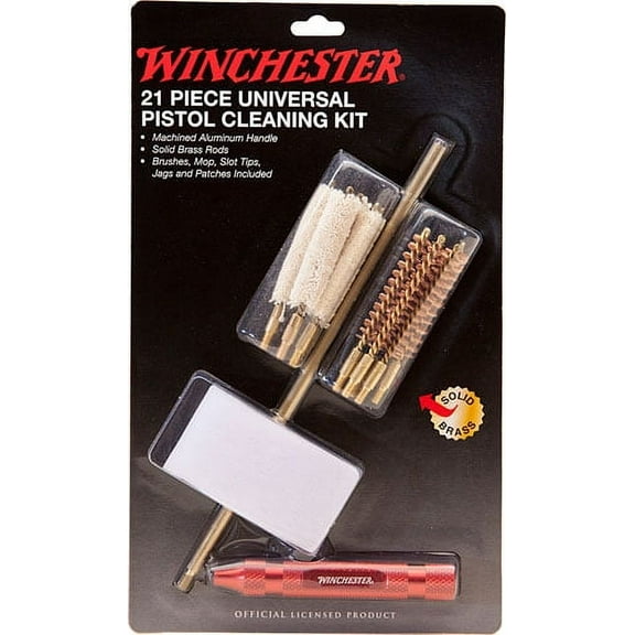 WIN UNIV PISTOL CLNG KIT 21PC CARD