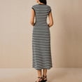 thumbnail image 2 of TaTaai Women‘s Lace-Up Beach Dress, Knit Crochet Slit Maxi Dress, V-Neck Sleeveless Solid Color Dress,Bodycon Summer Cover Up Gift, 2 of 6