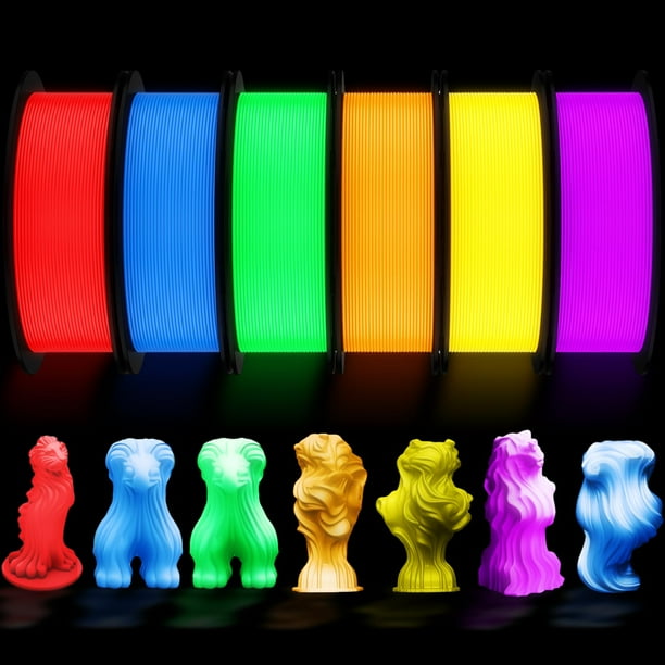 Filamento para impresora 3D Pangda 1.75 mm PLA multicolor 1.5 kg