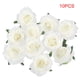 thumbnail image 3 of Elegantes capullos de rosa de seda de inspiración europea para decoración del hogar y de bodas, 3 of 8
