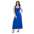 thumbnail image 5 of Slim Fit A Line Sleeveless Maxi Dress, 5 of 11