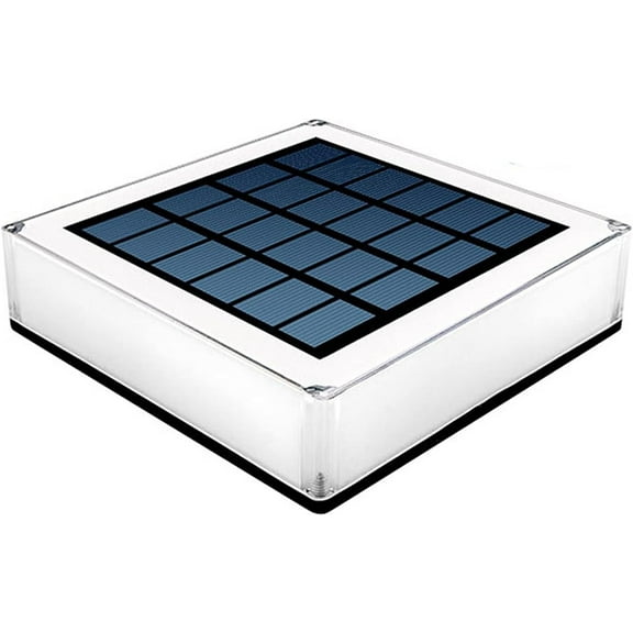 LINLIN Solar Post Lights Outdoor Solar Light,Waterproof LED Solar Fence Light Wall lamp Simple Modern Square Light Solar Path Light for Patio,Deck Walkway and Garden Decoration