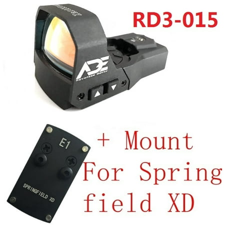 Ade RD3-015 Zantitium RED Dot Reflex Sight for Springfield XD XDs Pistol (Best Sights For Springfield Xds)