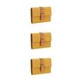 thumbnail image 1 of pitrice Leather Women Purse Rectangular Trifold for Zipper Hasp Stylish Card Holder Photo Folder Wallet Notecase Birthday Gift Yellow 3Set, 1 of 6