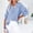 Sky Blue, variant on Linen Shirts for Women Summer Tops Casual Gauze Button Neck Long Sleeve Oversized Blouses Tops Lightweight Loose V Neck Pullover Shirts Beige S