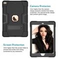 thumbnail image 2 of FIEWESEY Case for iPad 10.2 Inch 9th Gen,Kids Heavy Duty Shockproof Rugged With Stand Protective Case for Apple iPad 10.2 inch 7th/8th/9th Generation Tablet 2019/2020/2021 Released(Black/Black), 2 of 6