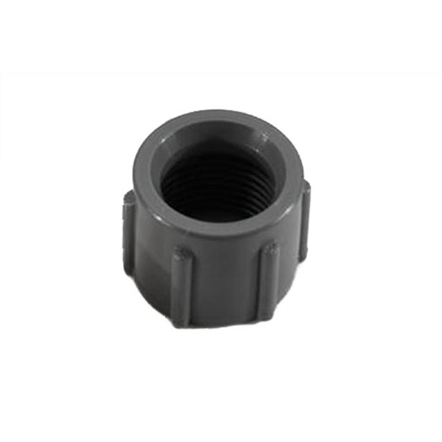 Elkhart Supply Tube End Fitting Nut 06314 1/2 Inch; For Braided Pump Hose/Flex Tube; Single